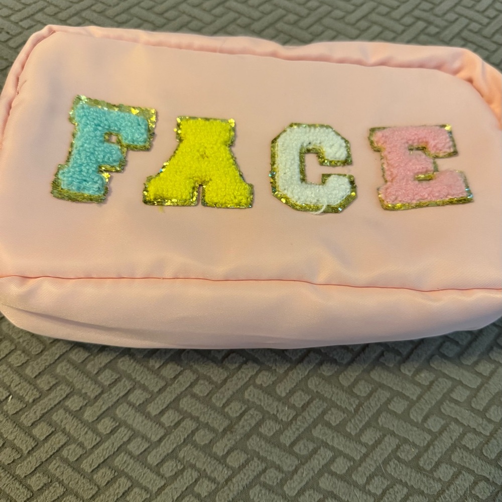 Pink FACE Cosmetic Pouch - Picture 4 of 4